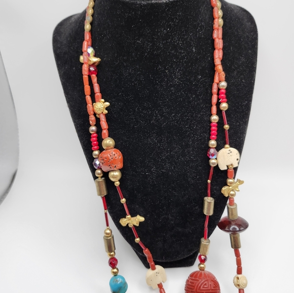 Tribal, World Market, Statement Necklace!  ABSOLUTELY STUNNING! - Picture 2 of 7